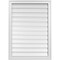 Ekena Millwork Vertical Surface Mount PVC Gable Vent: Functional, w/ 2"W x 1-1/2"P Brickmould Frame, 26"W x 36"H GVPVE26X3602SF - alternate 1